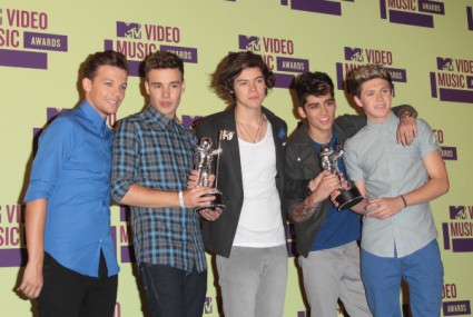 Les boys aux MTV music Howards